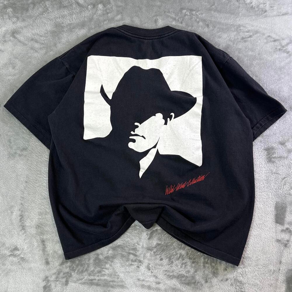 Extremely Rare VTG Marlboro Wild West Collective Pocket Tee USA Single Stitch L